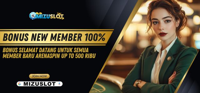 Welcome Bonus 100% ARENASPIN X MIZUSLOT